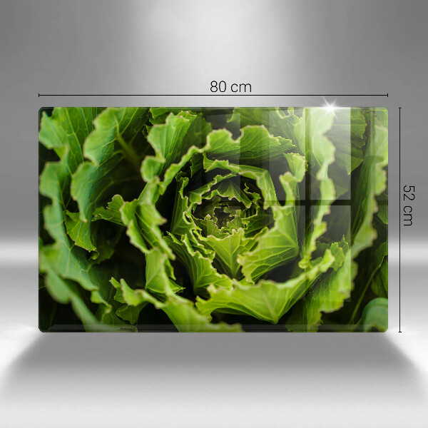 Üveg vágódeszka Salátalevél evés