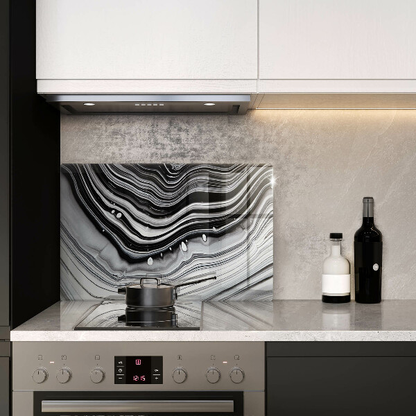 Üveg vágódeszka Tinta absztrakció