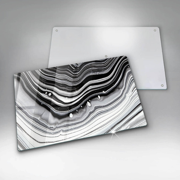 Üveg vágódeszka Tinta absztrakció