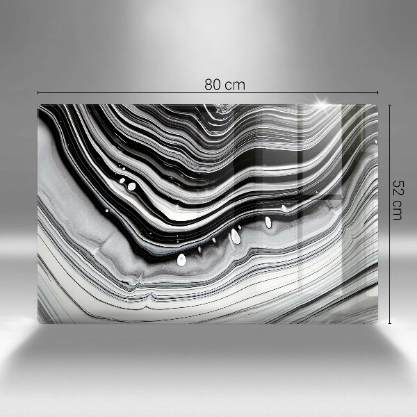Üveg vágódeszka Tinta absztrakció