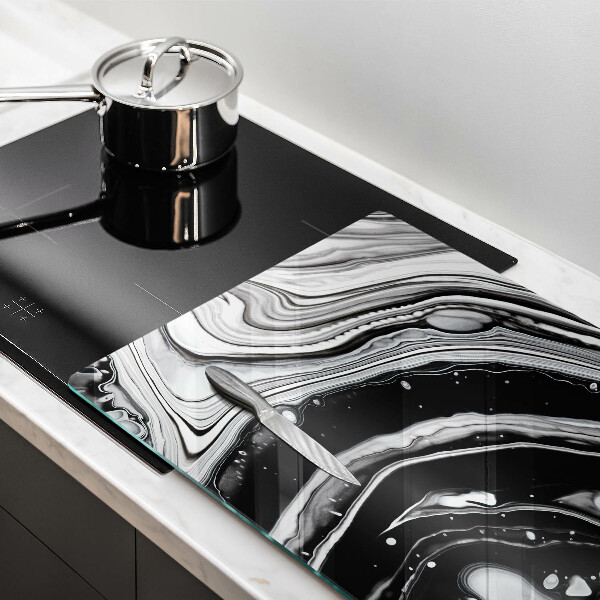 Üveg vágódeszka Tinta absztrakció