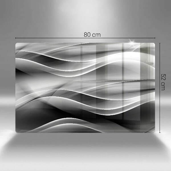 Üveg vágódeszka Absztrakciós finom vonalak
