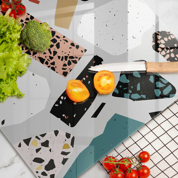 Üveg vágódeszka Kőedény