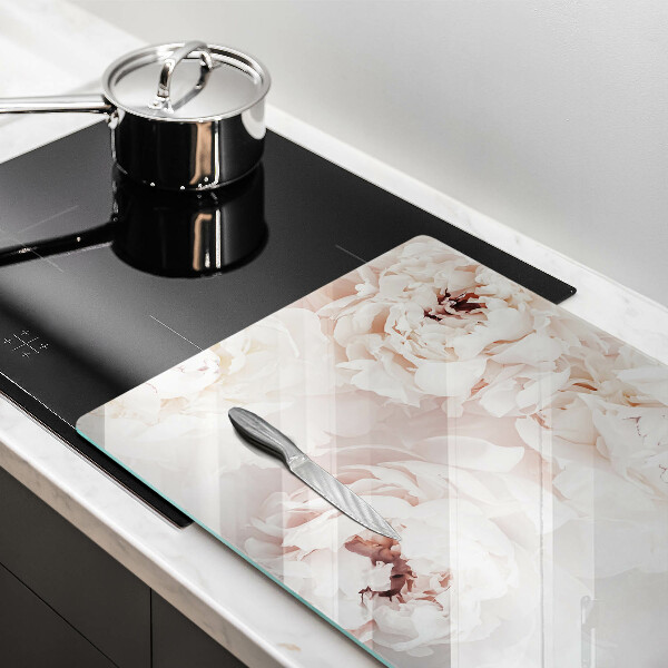 Üveg vágódeszka Pasztell bazsarózsa