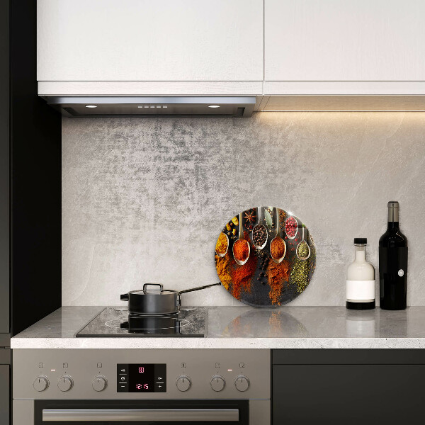 Üveg vágódeszka Fűszeres kanalak