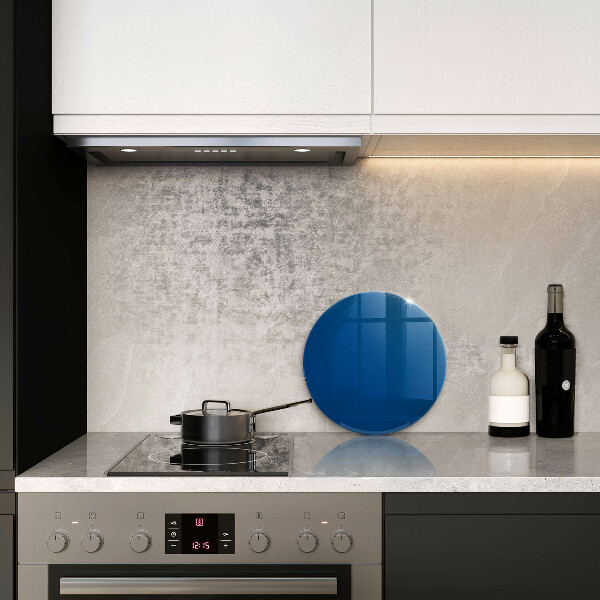 Üveg vágódeszka Kék szín