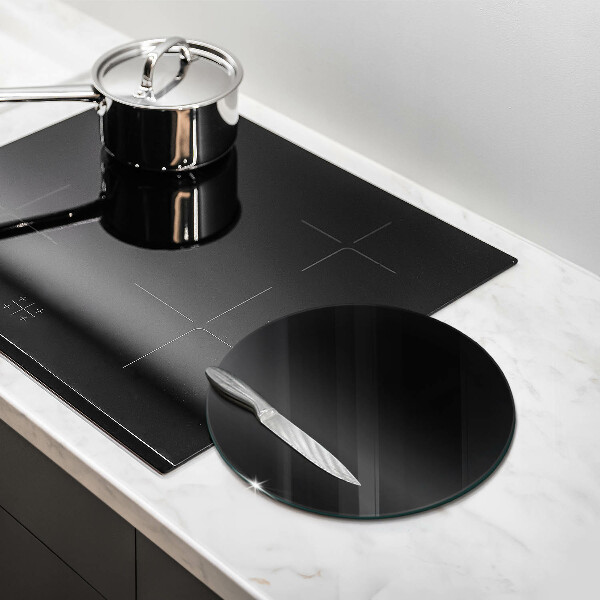 Üveg vágódeszka Fekete szín