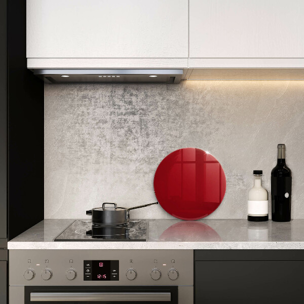 Üveg vágódeszka piros szín