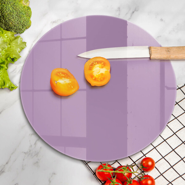 Üveg vágódeszka Lila színű