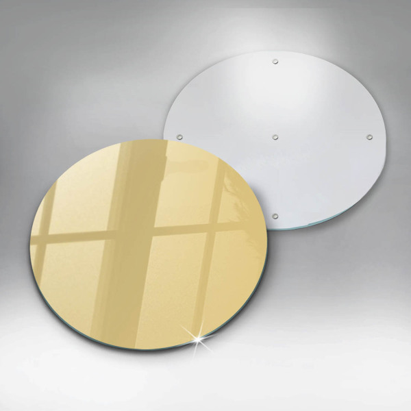 Üveg vágódeszka Sárga