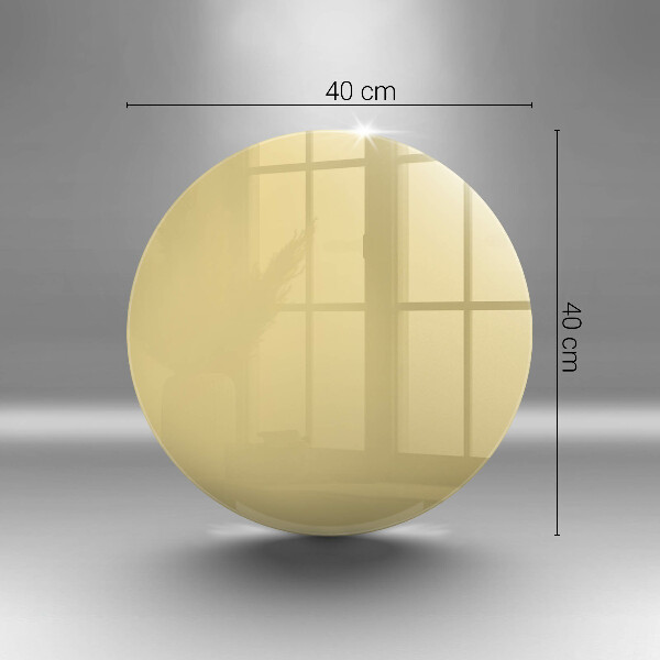 Üveg vágódeszka Sárga