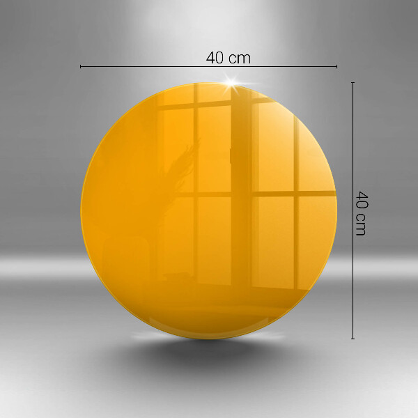 Üveg vágódeszka Sötét sárga színű