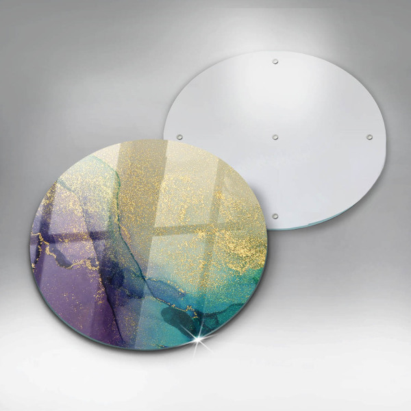 Üveg vágódeszka Háttér arany