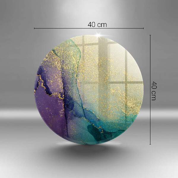 Üveg vágódeszka Háttér arany