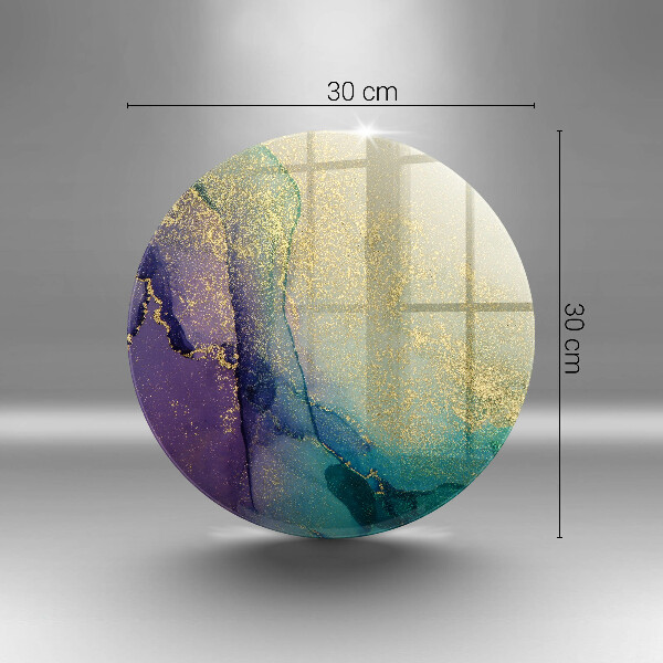 Üveg vágódeszka Háttér arany