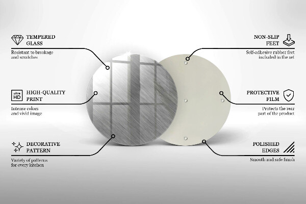 Üveg vágódeszka Fém textúra háttér