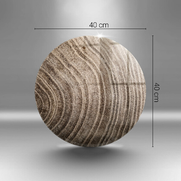 Üveg vágódeszka Fa gyűrűk