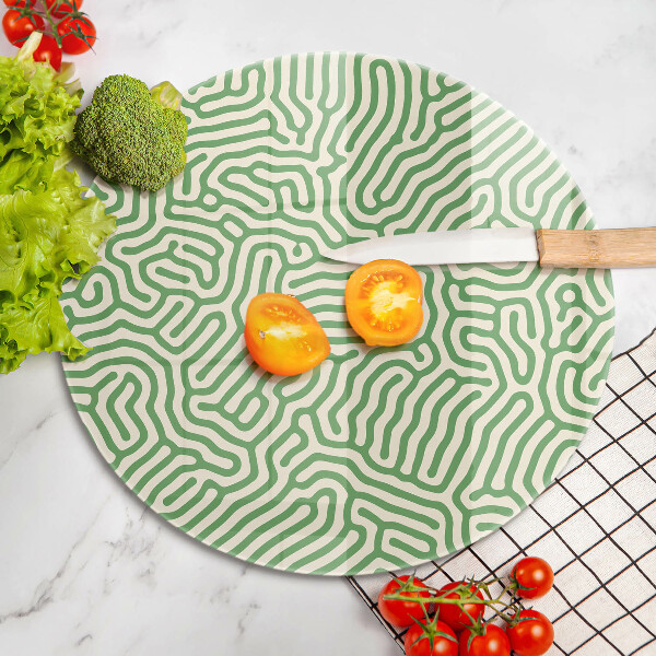 Üveg vágódeszka Absztrakt vonalak