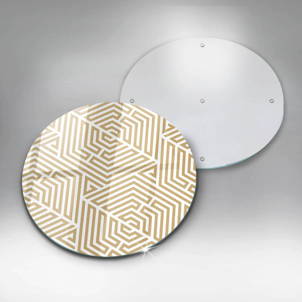 Üveg vágódeszka Geometriai vonalak