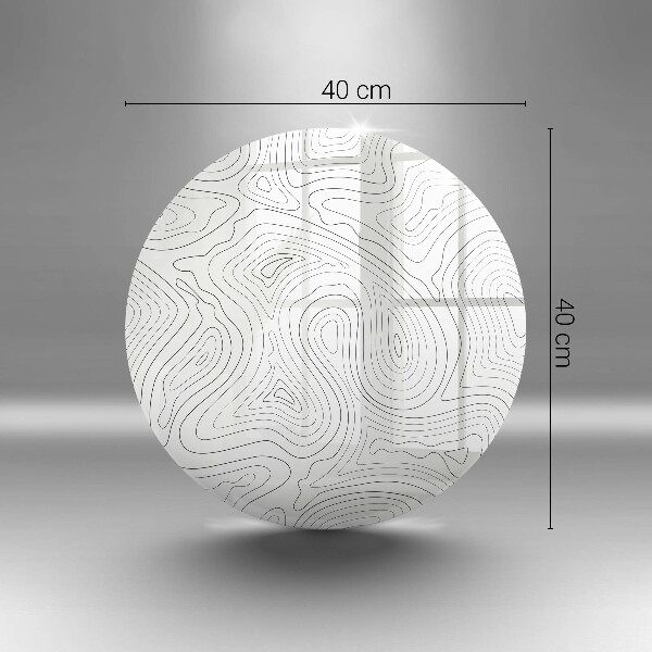 Üveg vágódeszka Absztrakt formák