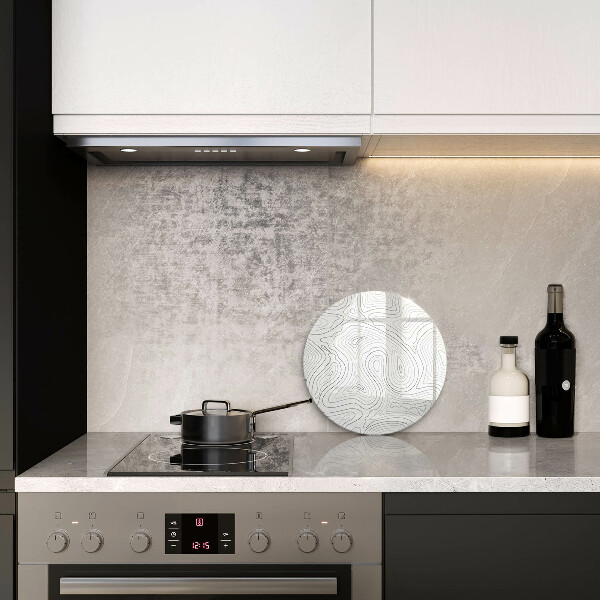 Üveg vágódeszka Absztrakt formák