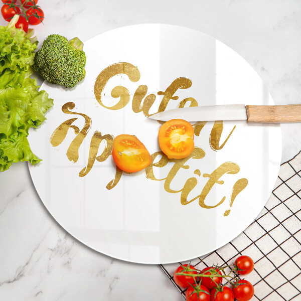 Üveg vágódeszka Guten Appetit!