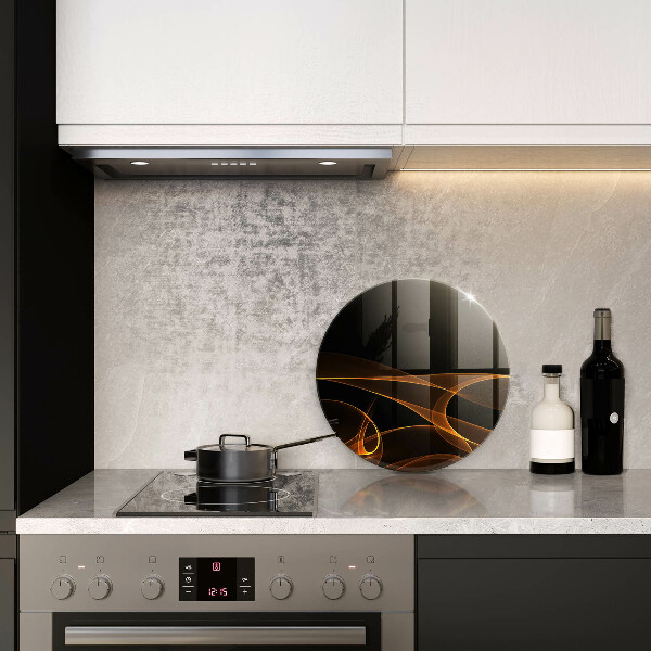 Üveg vágódeszka Absztrakt vonalak