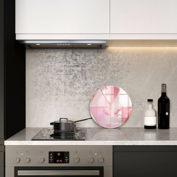 Üveg vágódeszka Geometrikus márvány