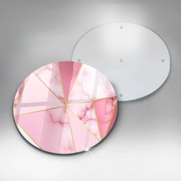 Üveg vágódeszka Geometrikus márvány