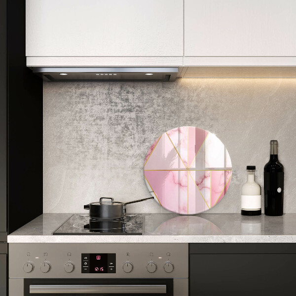 Üveg vágódeszka Geometrikus márvány