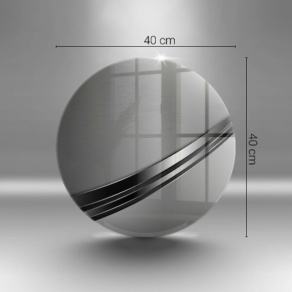 Üveg vágódeszka Fém absztrakció