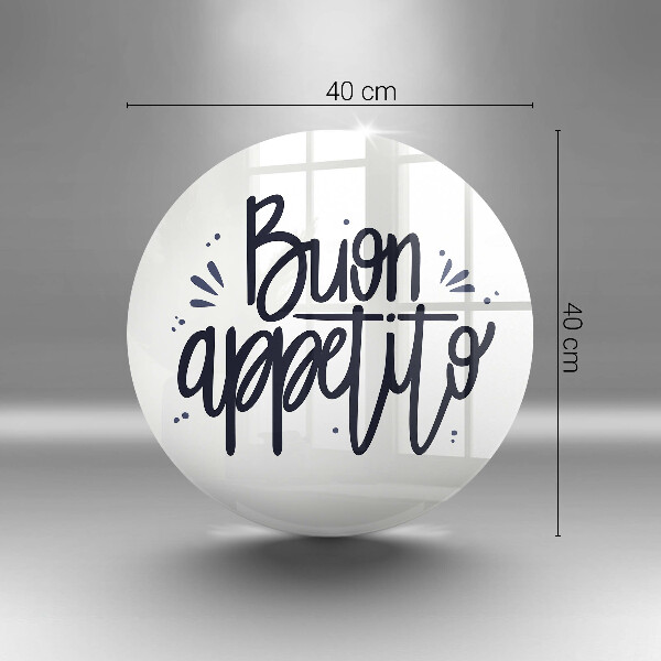 Üveg vágódeszka Buon Appetito