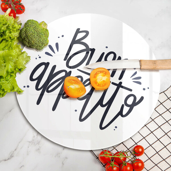 Üveg vágódeszka Buon Appetito