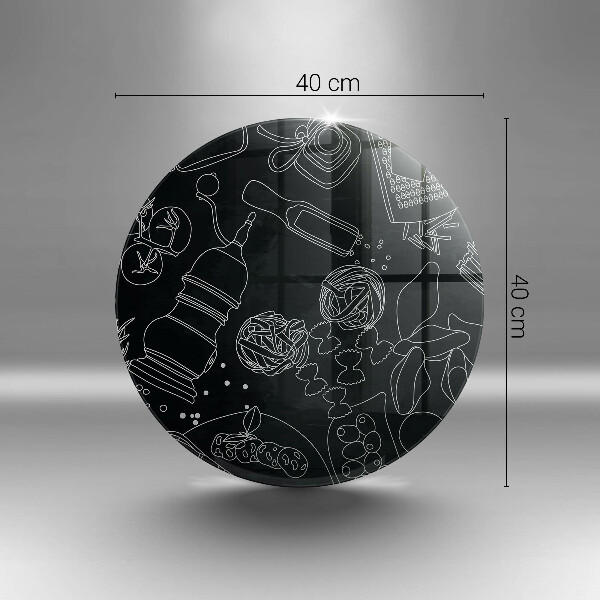 Üveg vágódeszka Konyhai kiegészítők