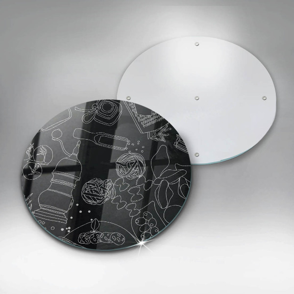 Üveg vágódeszka Konyhai kiegészítők