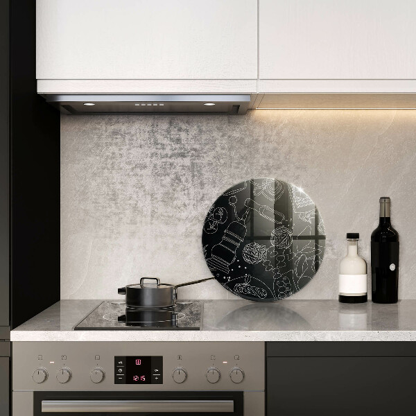 Üveg vágódeszka Konyhai kiegészítők