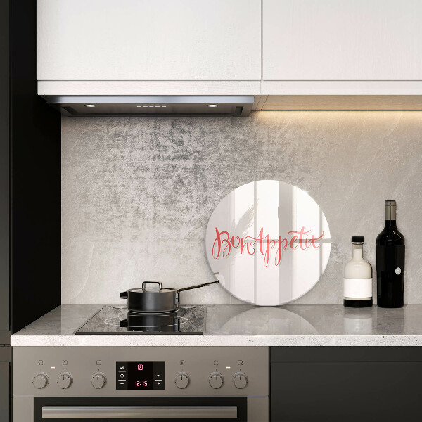 Üveg vágódeszka Bon Appetit konyha jele