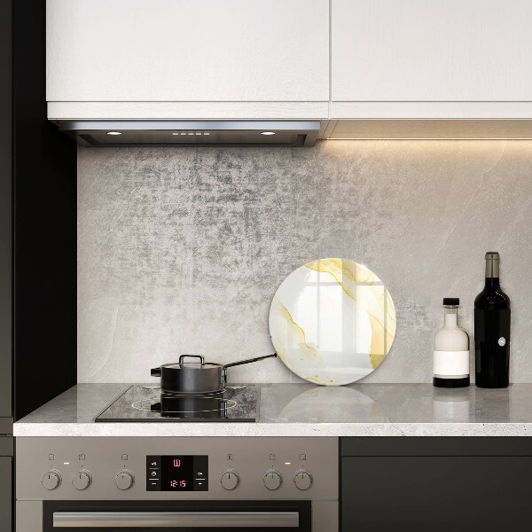 Üveg vágódeszka Arany absztrakció