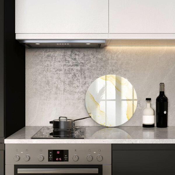 Üveg vágódeszka Arany absztrakció