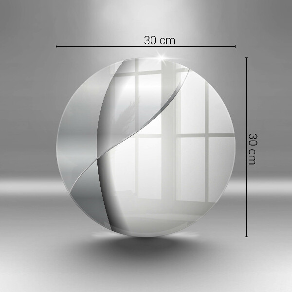 Üveg vágódeszka Ezüst fém absztrakció