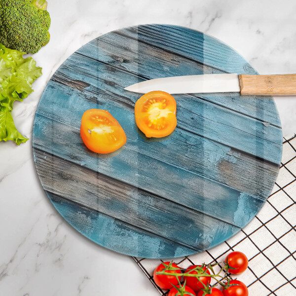 Üveg vágódeszka Kék régi táblák