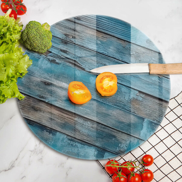 Üveg vágódeszka Kék régi táblák