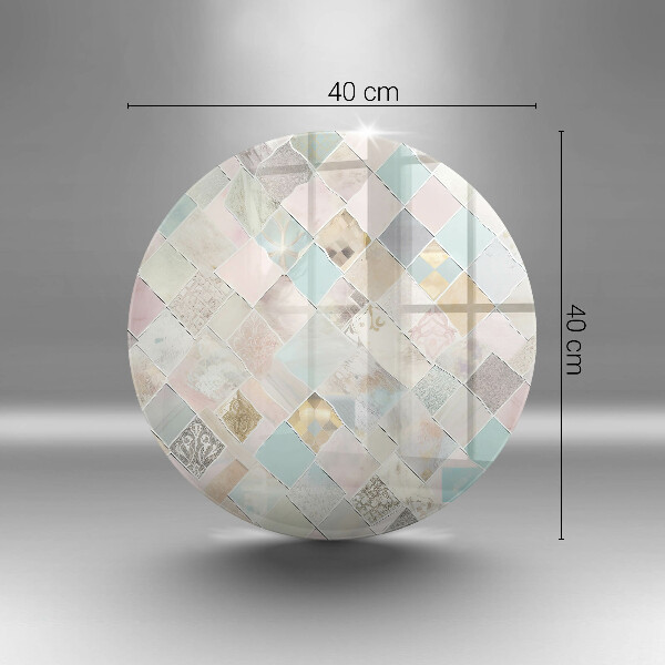 Üveg vágódeszka Pasztell kompozíció