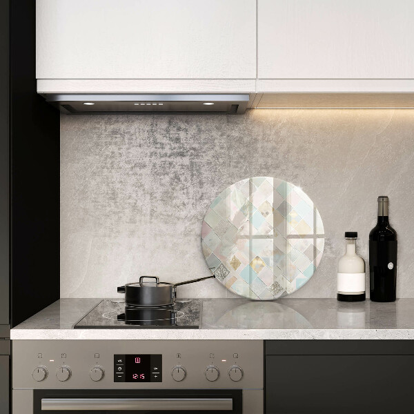 Üveg vágódeszka Pasztell kompozíció