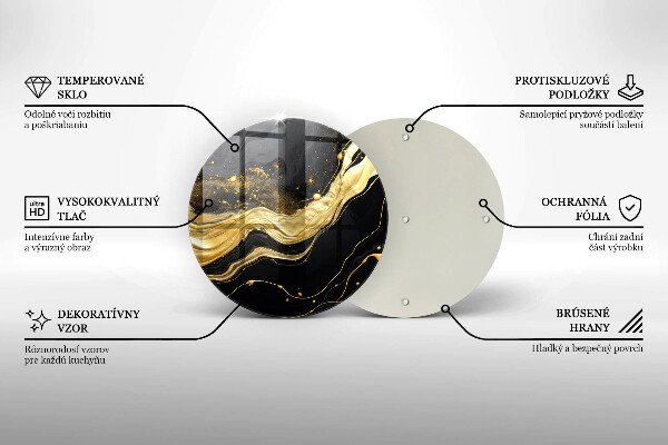 Üveg vágódeszka Elegáns absztrakció