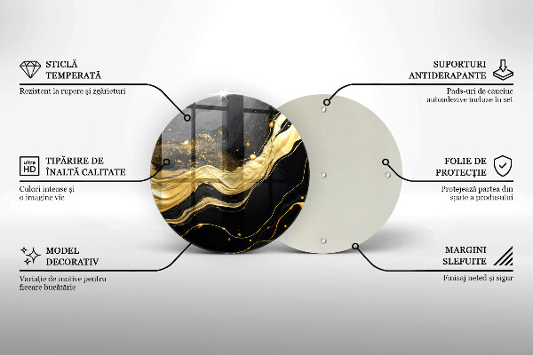 Üveg vágódeszka Elegáns absztrakció