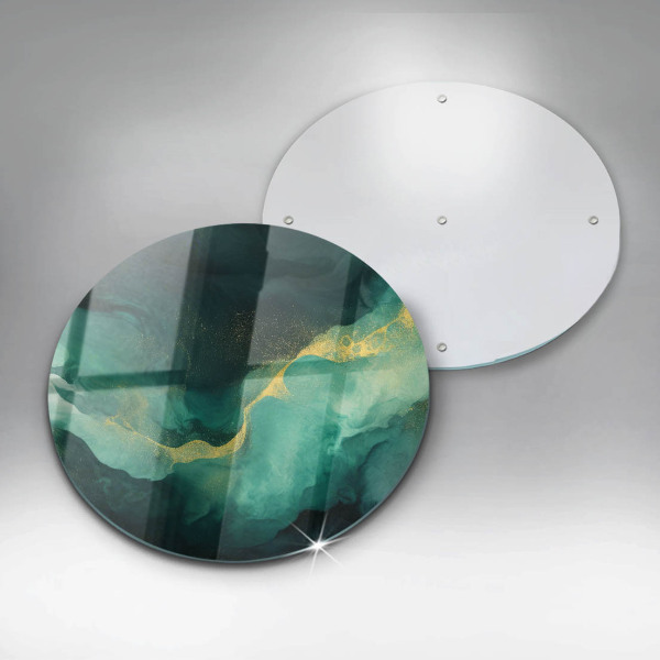 Üveg vágódeszka Palack zöld