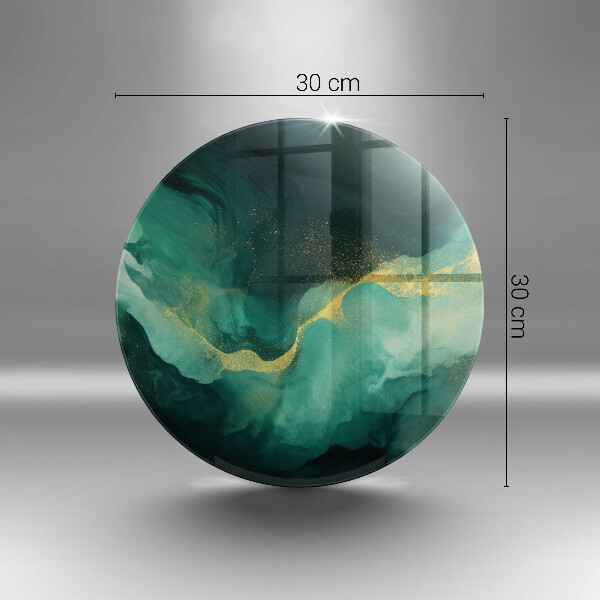 Üveg vágódeszka Palack zöld