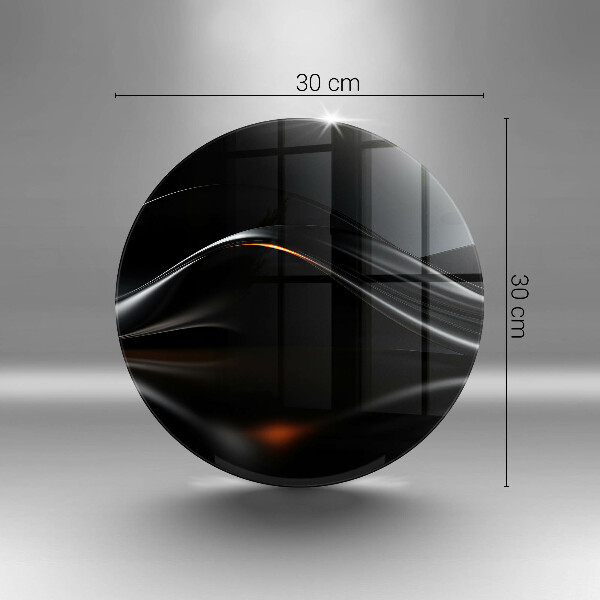 Üveg vágódeszka Absztrakt 3D-s tervezés