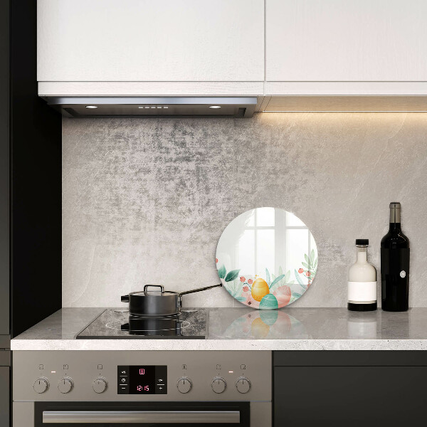 Üveg vágódeszka húsvéti tojás